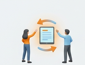 kintone導入が定着しない状況を示すイラスト