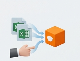 中小企業でのAI業務自動化のイメージイラスト